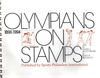 Image for Olympians on stamps. 1896-1994. Olympians on stamps. 1896-1994.