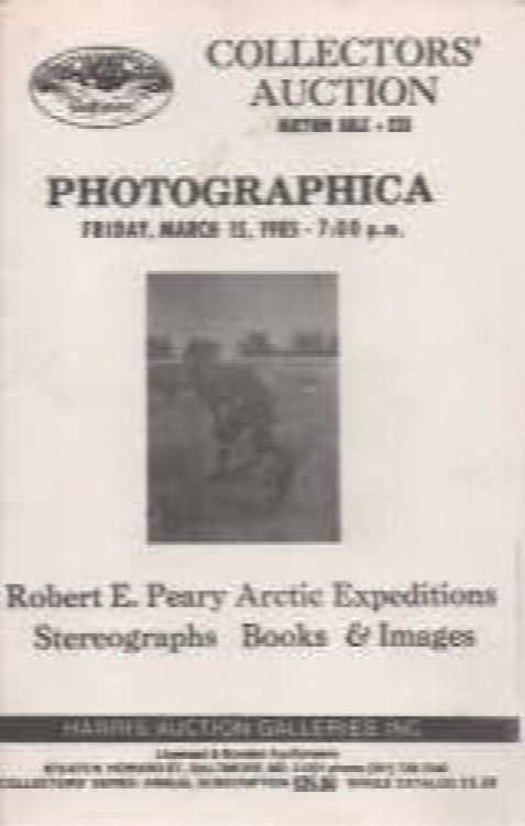 Image for Peary,Robert E. arctic expeditions:l Photographica: stereographs, books, albums, images; Sale No. 233, Mar. 15,1985 Peary,Robert E. arctic expeditions:l Photographica: stereographs, books, albums, images; Sale No. 233, Mar. 15,1985