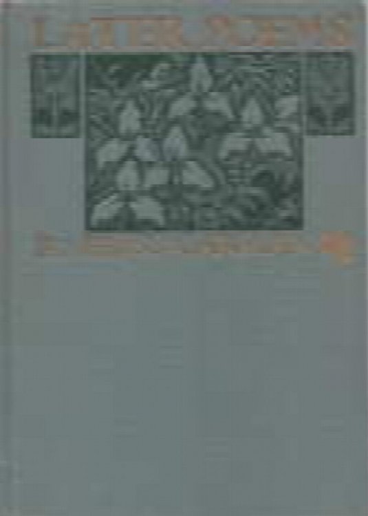 Image for Later Poems;With an Appreciation By R. H. Hathaway Later Poems;With an Appreciation By R. H. Hathaway