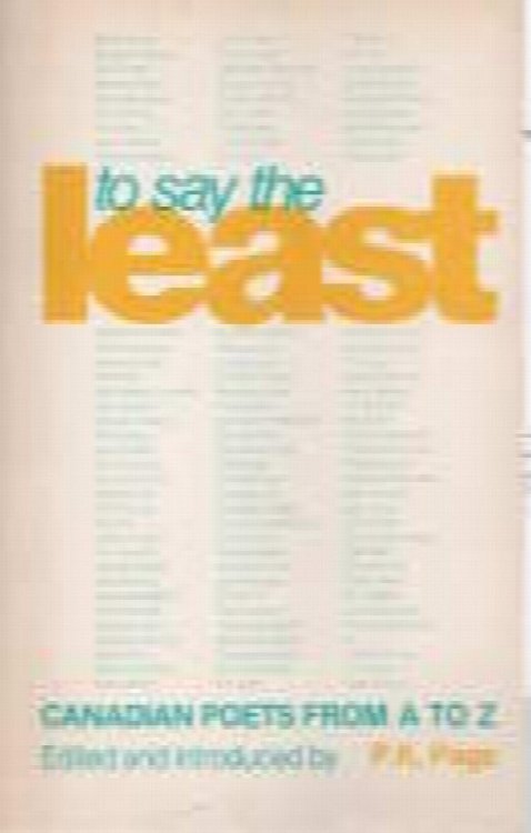 Image for To say the least: Canadian poets from A to Z To say the least: Canadian poets from A to Z