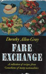 Image for FARE EXCHANGE a Collection of Recipes from Canadians of Many Nationalities FARE EXCHANGE a Collection of Recipes from Canadians of Many Nationalities