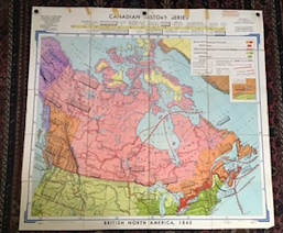 Image for British North America 1865 (Map) British North America 1865 (Map)