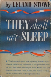Image for They Shall Not Sleep They Shall Not Sleep
