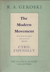 Image for The Allan D. McGuire collection of books from Cyril Connolly's The modern movement The Allan D. McGuire collection of books from Cyril Connolly's The modern movement