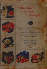 Image for Cook right, eat right, live right Cook right, eat right, live right