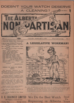 Image for The Alberta Non-Partisan,4 issues The Alberta Non-Partisan,4 issues