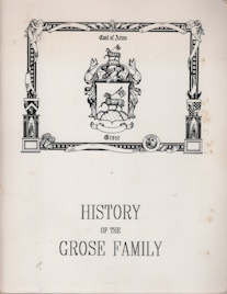 Image for History of the Grose family History of the Grose family