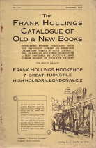 Image for THE FRANK HOLLINGS CATALOGUE OF OLD & RARE BOOKS; No. 150, Summer 1927 THE FRANK HOLLINGS CATALOGUE OF OLD & RARE BOOKS; No. 150, Summer 1927