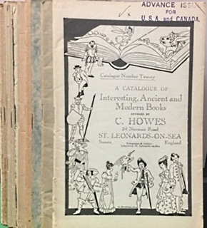 Image for C. Howes book sale Catalogs; 13 Catalogs C. Howes book sale Catalogs; 13 Catalogs
