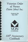 Image for VON Canada 10th anniversary Cookbook; Saint John. N.B. VON Canada 10th anniversary Cookbook; Saint John. N.B.