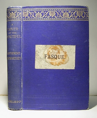 Image for A Lover of the Beautiful. A Study (1890) A Lover of the Beautiful. A Study (1890)