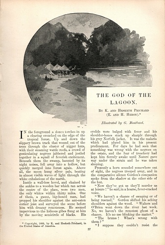 Image for The God of the Lagoon The God of the Lagoon