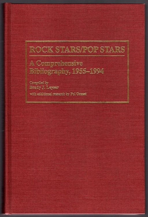 Image for ROCK STARS/POP STARS: A COMPREHENSIVE BIBLIOGRAPHY, 1955-1994 (MUSIC REFERENCE COLLECTION, NO. 43) ROCK STARS/POP STARS: A COMPREHENSIVE BIBLIOGRAPHY, 1955-1994 (MUSIC REFERENCE COLLECTION, NO. 43)