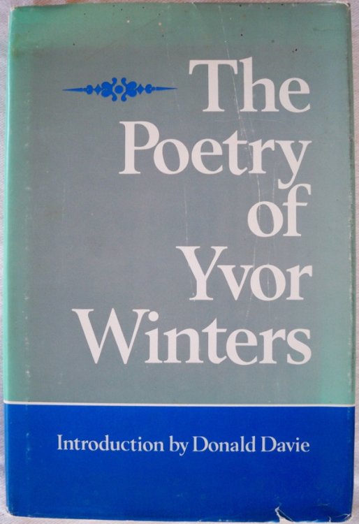 Image for THE POETRY BY YVOR WINTERS THE POETRY BY YVOR WINTERS
