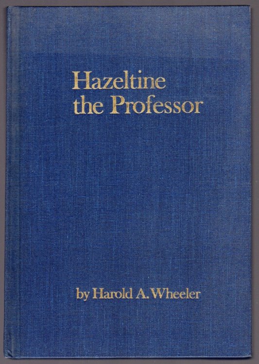 Image for HAZELTINE THE PROFESSOR HAZELTINE THE PROFESSOR