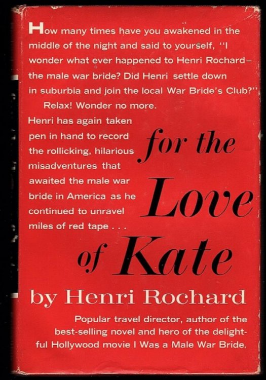 Image for FOR THE LOVE OF KATE: FURTHER ADVENTURES OF HENRI ROCHARD FOR THE LOVE OF KATE: FURTHER ADVENTURES OF HENRI ROCHARD
