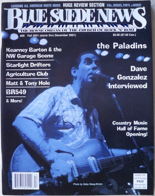 BLUE SUEDE NEWS, #56, FALL 2001