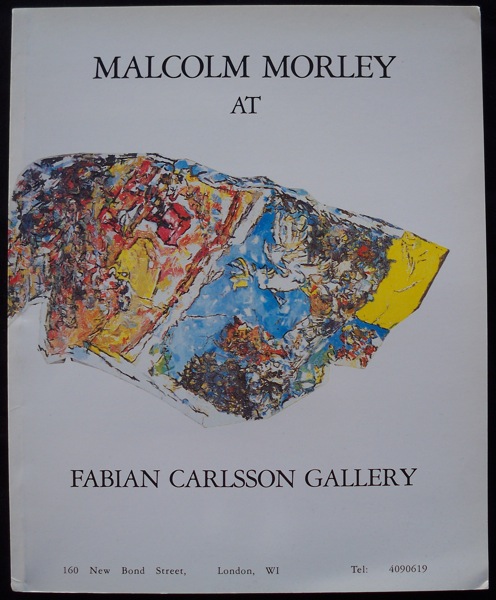 Image for MALCOLM MORLEY AT FABIAN CARLSSON GALLERY MALCOLM MORLEY AT FABIAN CARLSSON GALLERY