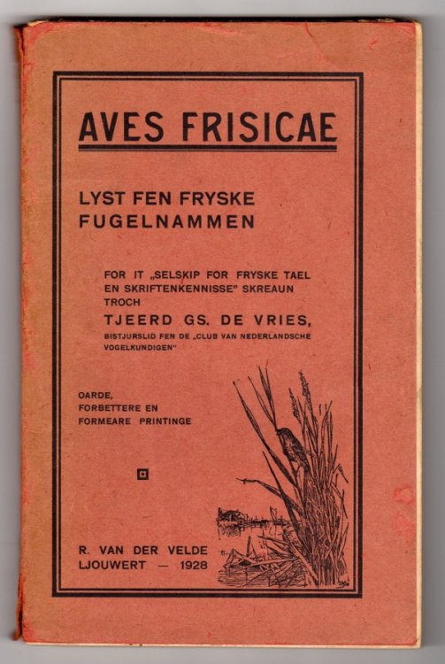 Image for AVES FRISICAE (LYST FEN FRYSKE FUGELNAMMEN) FOR IT AVES FRISICAE (LYST FEN FRYSKE FUGELNAMMEN) FOR IT