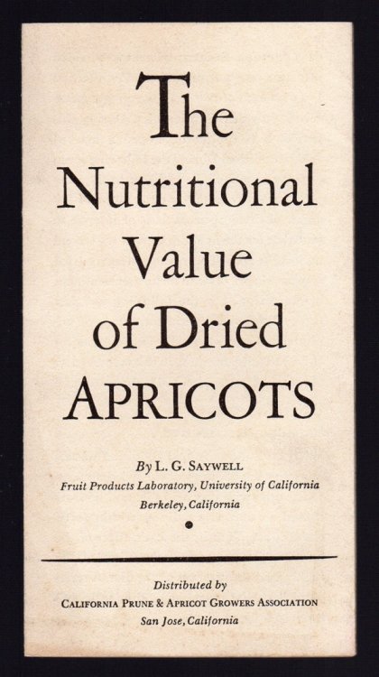 Image for THE NUTRITIONAL VALUE OF DRIED APRICOTS THE NUTRITIONAL VALUE OF DRIED APRICOTS