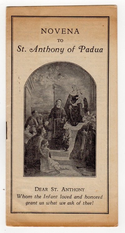 Image for NOVENA TO ST. ANTHONY OF PADUA, NO. 171 NOVENA TO ST. ANTHONY OF PADUA, NO. 171