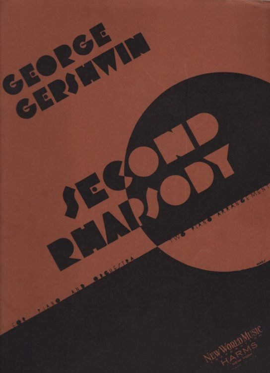 Image for SECOND RHAPSODY FOR PIANO AND ORCHESTRA: TWO PIANO ARRANGEMENT SECOND RHAPSODY FOR PIANO AND ORCHESTRA: TWO PIANO ARRANGEMENT
