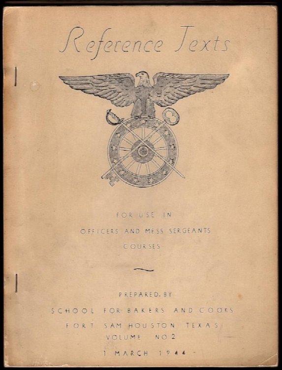 Image for REFERENCE TEXTS FOR USE IN OFFICERS AND MESS SERGEANTS COURSES, VOL. NO. 2 REFERENCE TEXTS FOR USE IN OFFICERS AND MESS SERGEANTS COURSES, VOL. NO. 2