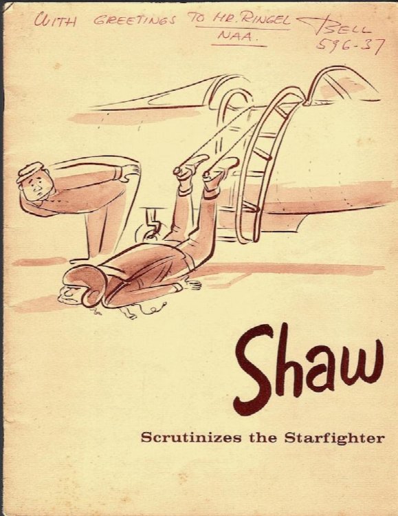 Image for SHAW SCRUTINIZES THE STARFIGHTER SHAW SCRUTINIZES THE STARFIGHTER