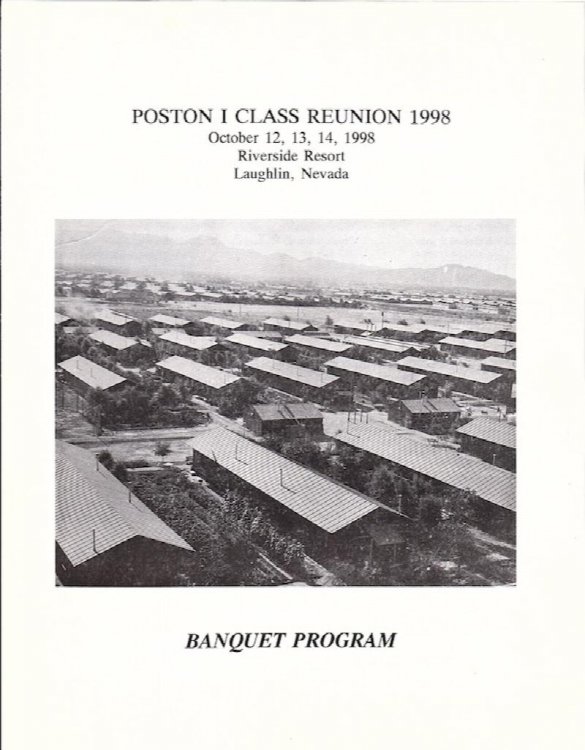 Image for POSTON I CLASS REUNION 1998, OCTOBER 12, 13, 14, 1998, RIVERSIDE RESORT, LAUGHLIN, NEVADA: BANQUET PROGRAM POSTON I CLASS REUNION 1998, OCTOBER 12, 13, 14, 1998, RIVERSIDE RESORT, LAUGHLIN, NEVADA: BANQUET PROGRAM