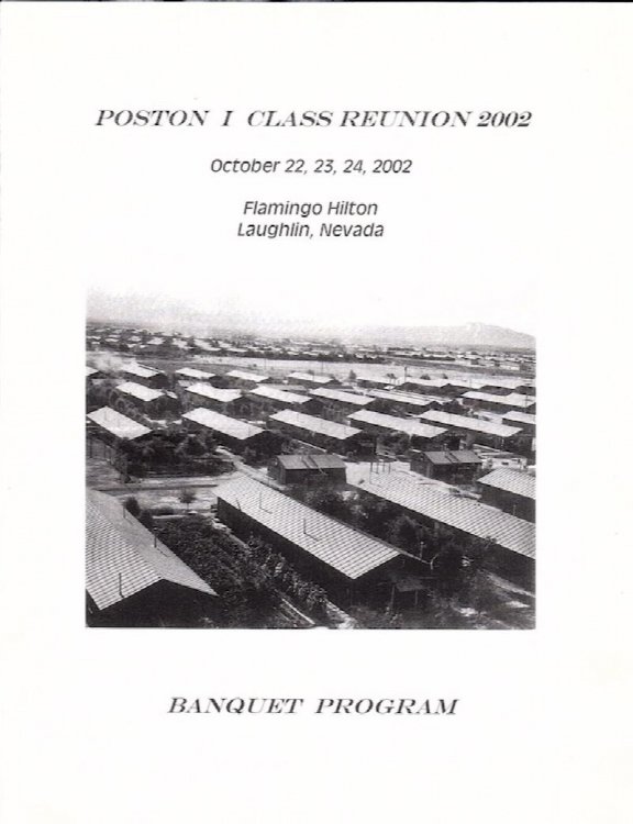 Image for POSTON I CLASS REUNION 2002, OCTOBER 22, 23, 24, 2002, FLAMINGO HILTON, LAUGHLIN, NEVADA: BANQUET PROGRAM POSTON I CLASS REUNION 2002, OCTOBER 22, 23, 24, 2002, FLAMINGO HILTON, LAUGHLIN, NEVADA: BANQUET PROGRAM