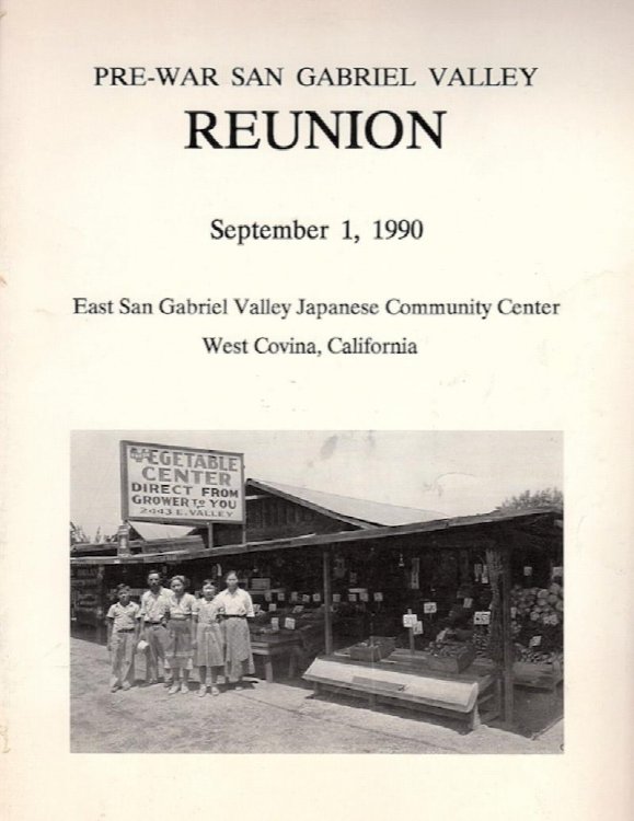Image for PRE-WAR SAN GABRIEL VALLEY REUNION, SEPTEMBER 1, 1990 PRE-WAR SAN GABRIEL VALLEY REUNION, SEPTEMBER 1, 1990