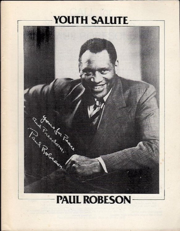 Image for HERE WE STAND TO LIVE LIKE PAUL ROBESON (COVER TITLE: YOUTH SALUTE, PAUL ROBESON) HERE WE STAND TO LIVE LIKE PAUL ROBESON (COVER TITLE: YOUTH SALUTE, PAUL ROBESON)