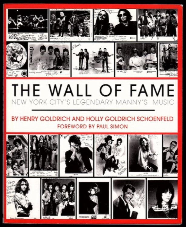 Image for THE WALL OF FAME: NEW YORK CITY'S LEGENDARY MANNY'S MUSIC THE WALL OF FAME: NEW YORK CITY'S LEGENDARY MANNY'S MUSIC