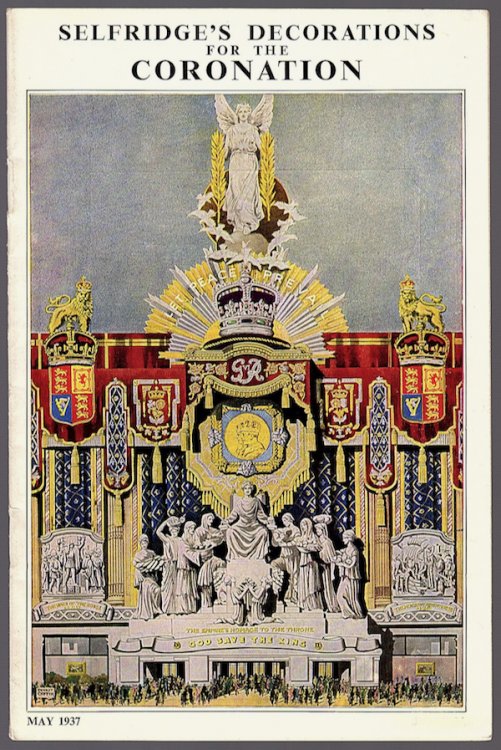Image for SELFRIDGE'S DECORATIONS FOR THE CORONATION, MAY 1937 SELFRIDGE'S DECORATIONS FOR THE CORONATION, MAY 1937