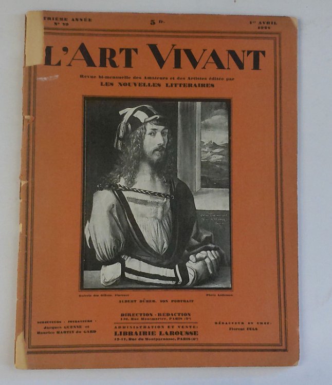 Image for L'Art Vivant, 1er Avril 1928 L'Art Vivant, 1er Avril 1928