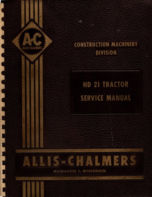 Image for HD 21 Tractor Service Manual HD 21 Tractor Service Manual