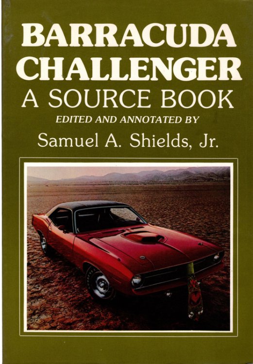 Image for Barracuda Challenger a Source Book Barracuda Challenger a Source Book