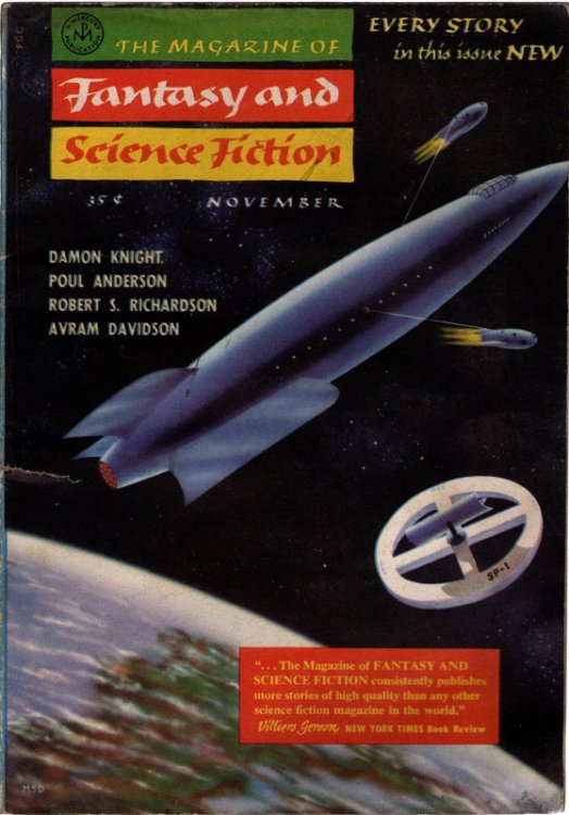 Image for The Magazine of Fantasy And Science Fiction, November, 1957. Featuring Stories by Damon Knight, Poul Anderson, Robert S. Richardson, Avram Davidson. Collectible Pulp Magazine. The Magazine of Fantasy And Science Fiction, November, 1957. Featuring Stories by Damon Knight, Poul Anderson, Robert S. Richardson, Avram Davidson. Collectible Pulp Magazine.