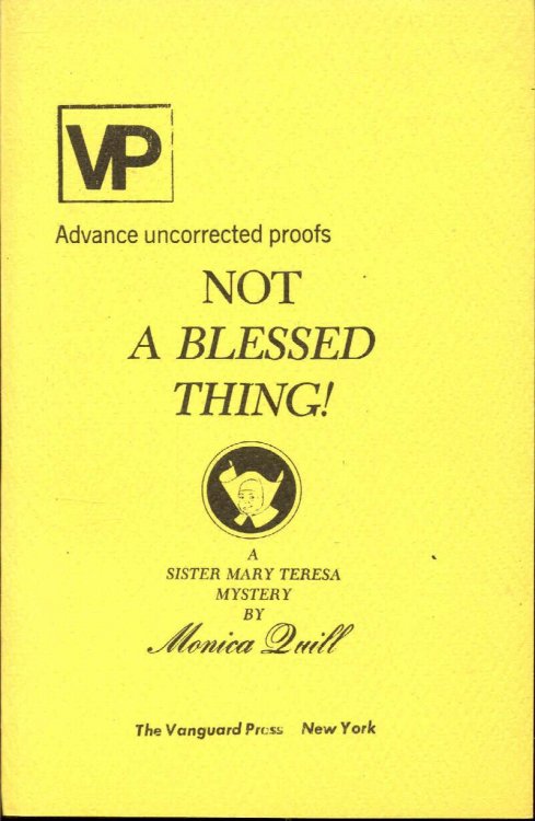 Not a Blessed Thing