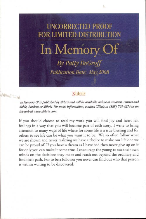 In Memory of