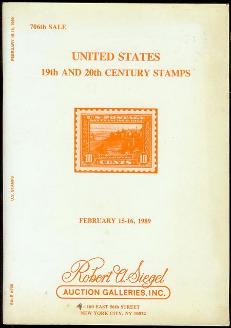 United States 19th and 20th Century Stamps (February 15-16, 1989)