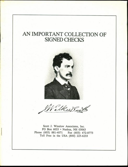 An Important Collection of Signed Checks