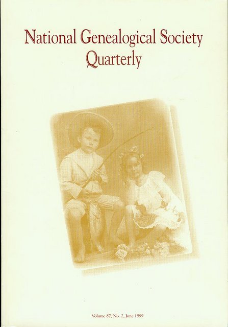 Image for National Genealogical Society Quarterly (Vol. 87, No. 2, June 1999) National Genealogical Society Quarterly (Vol. 87, No. 2, June 1999)