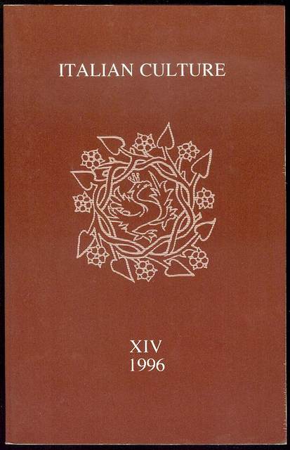 Image for Italian Culture (Volume XIV, 1996) Italian Culture (Volume XIV, 1996)