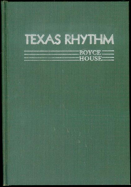 Image for Texas Rhythm Texas Rhythm