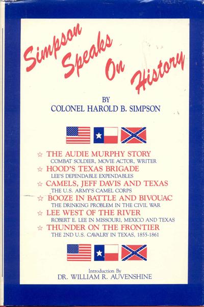 Image for Simpson Speaks on History Simpson Speaks on History