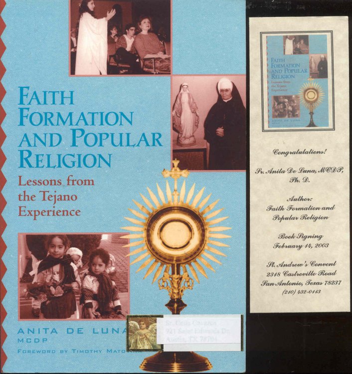 Faith Formation and Popular Religion: Lessons from the Tejano Experience
