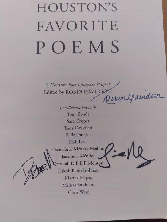 Image for Houston's Favorite Poems Houston's Favorite Poems