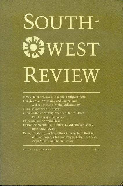 Image for Southwest Review (Volume 85, Number 1, 2000) Southwest Review (Volume 85, Number 1, 2000)