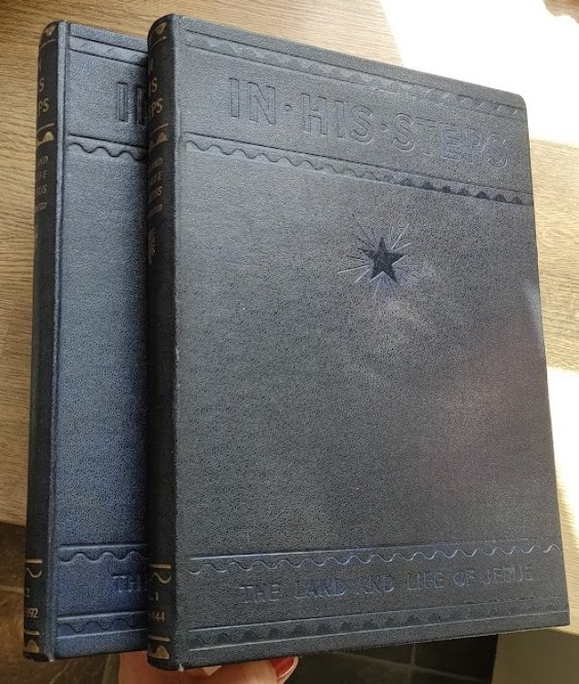 Image for In His Steps: The Land and Life of Jesus: Described and Studied by Living Authorities on the New Testament (set of 2 volumes) In His Steps: The Land and Life of Jesus: Described and Studied by Living Authorities on the New Testament (set of 2 volumes)
